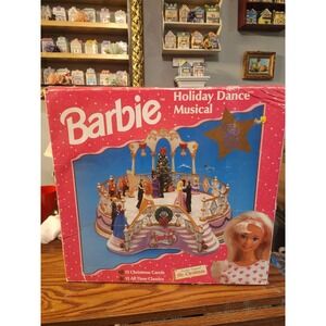 Vintage Mr. Christmas Barbie Holiday Dance Musical Animated Set, W/ Box, Tested‎